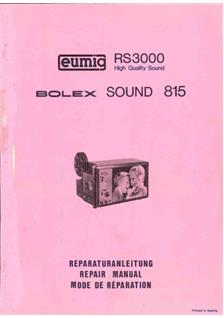 Bolex 815 manual. Camera Instructions.